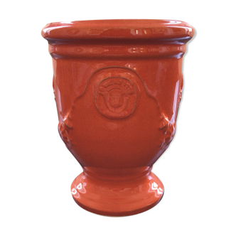 Vase d’Anduze orange