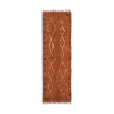 Berber carpet 80 x 240 cm orange