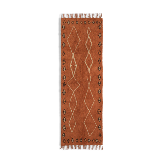 Berber carpet 80 x 240 cm orange
