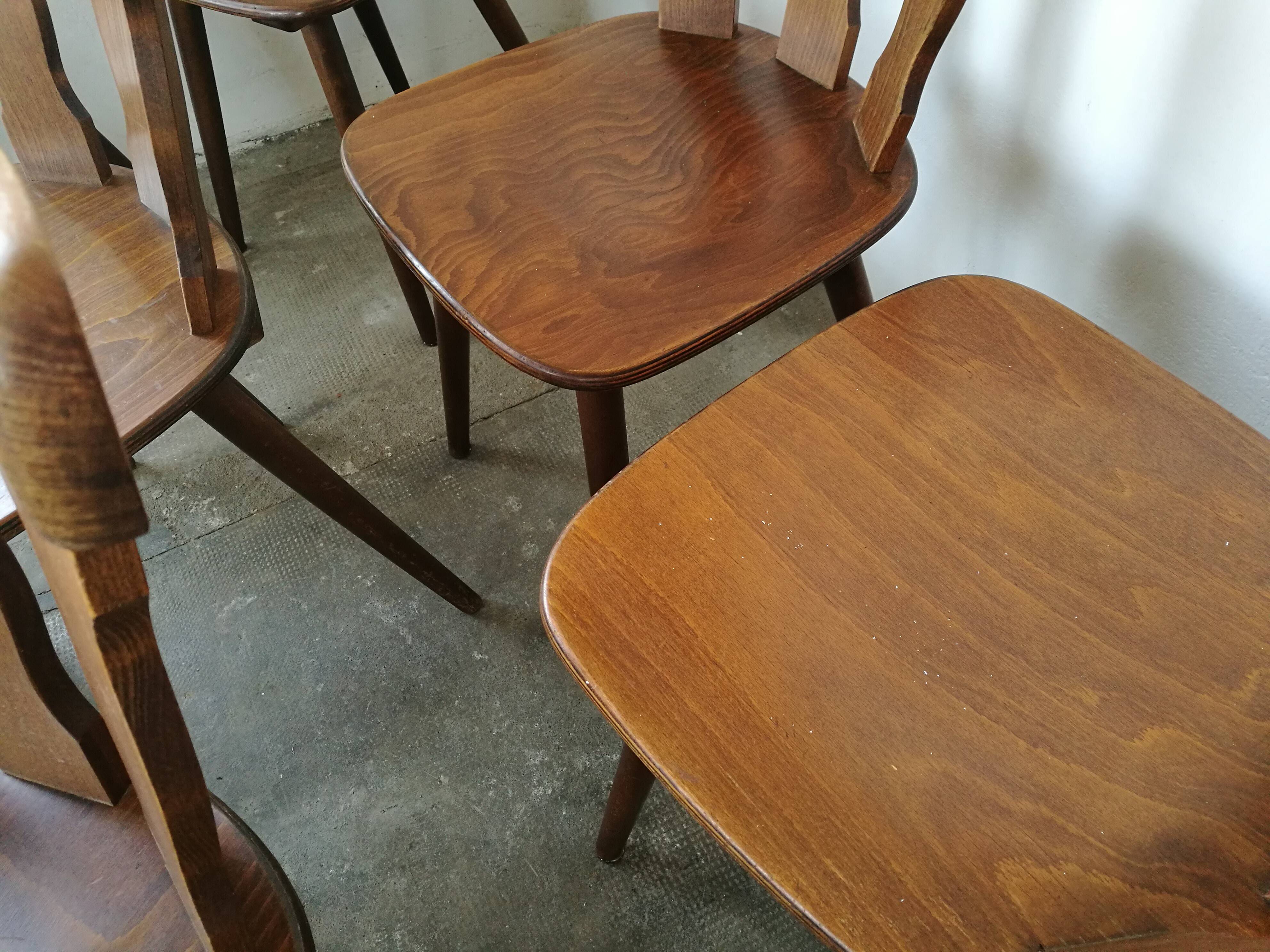 Set of 12 bistro chairs
