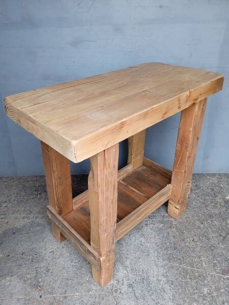 Workbench 90cm old solid wood