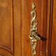 solid walnut wardrobe in Louis XV style