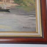 Painting - Countryside landscape - signed Paul André Eschbach