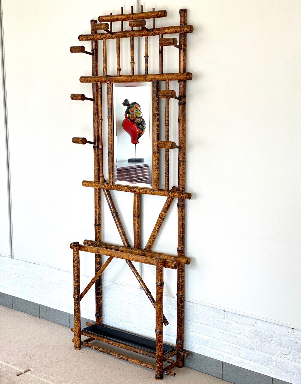 Bamboo coat rack