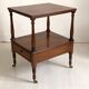 Table d'appoint desserte en acajou et placage d'acajou XIXème siècle