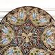 Decorative plate painted flowers