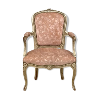 Louis XV style convertible armchair