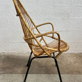 Rattan armchair