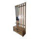 Vintage freestanding coat rack with mirror