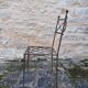Set of handcrafted wrought iron chairs