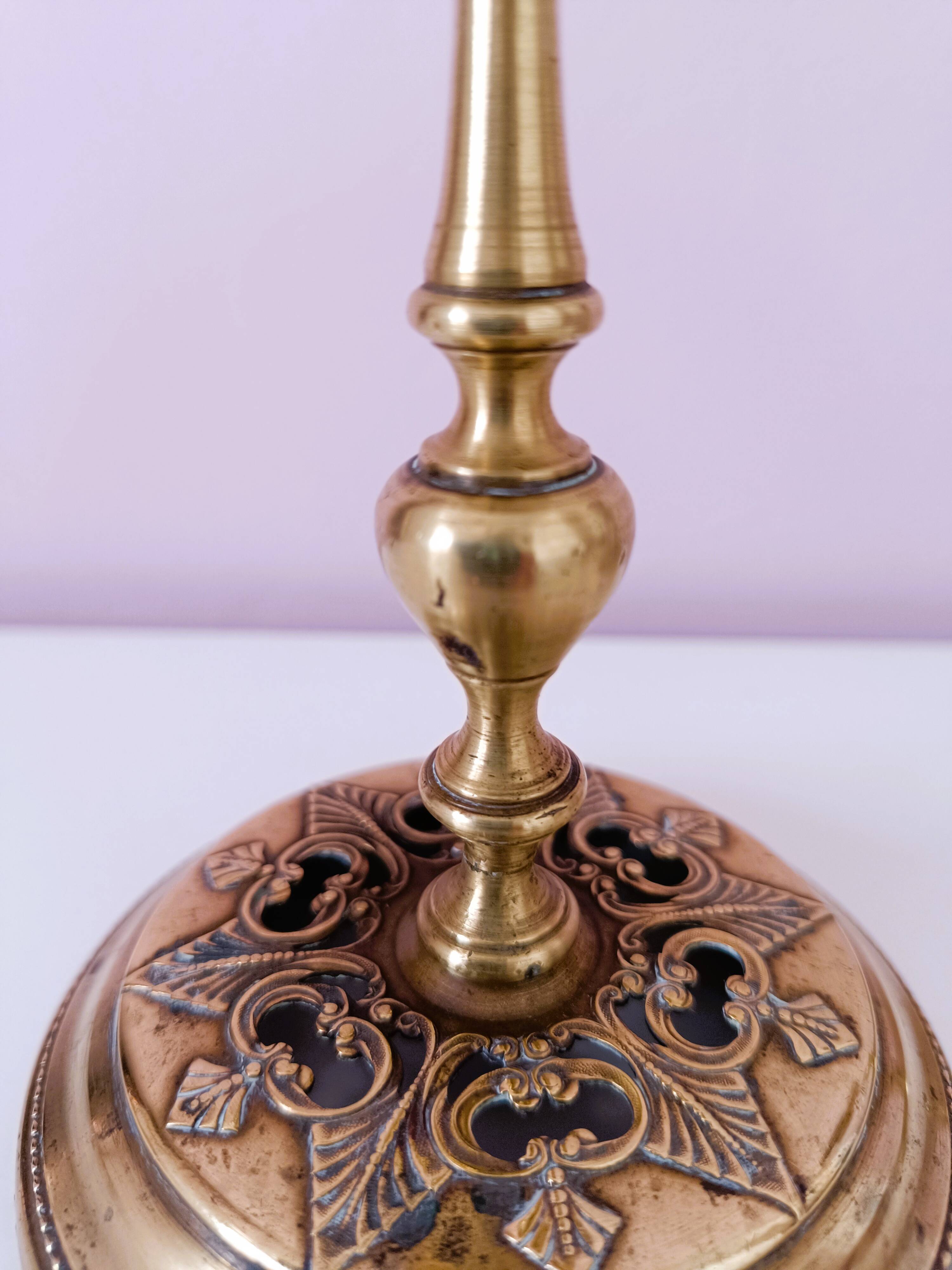 Pair of Empire style candlesticks