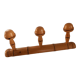 Porte manteaux en bois imitation bambou vintage