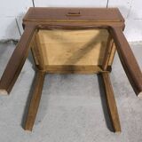 Scandinavian bedside table in vintage teak