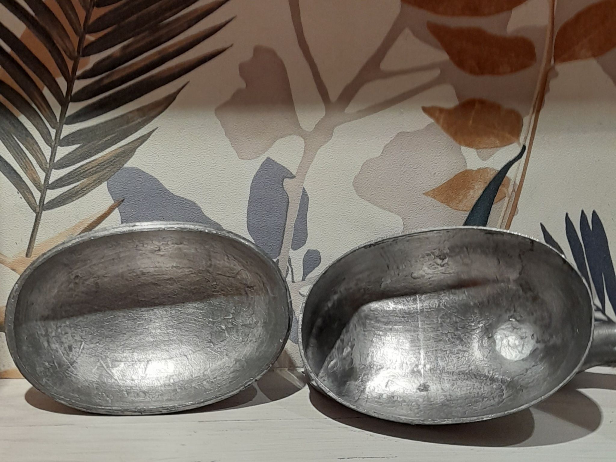 Box duck trinket pewter / brass vintage - 1970/1980