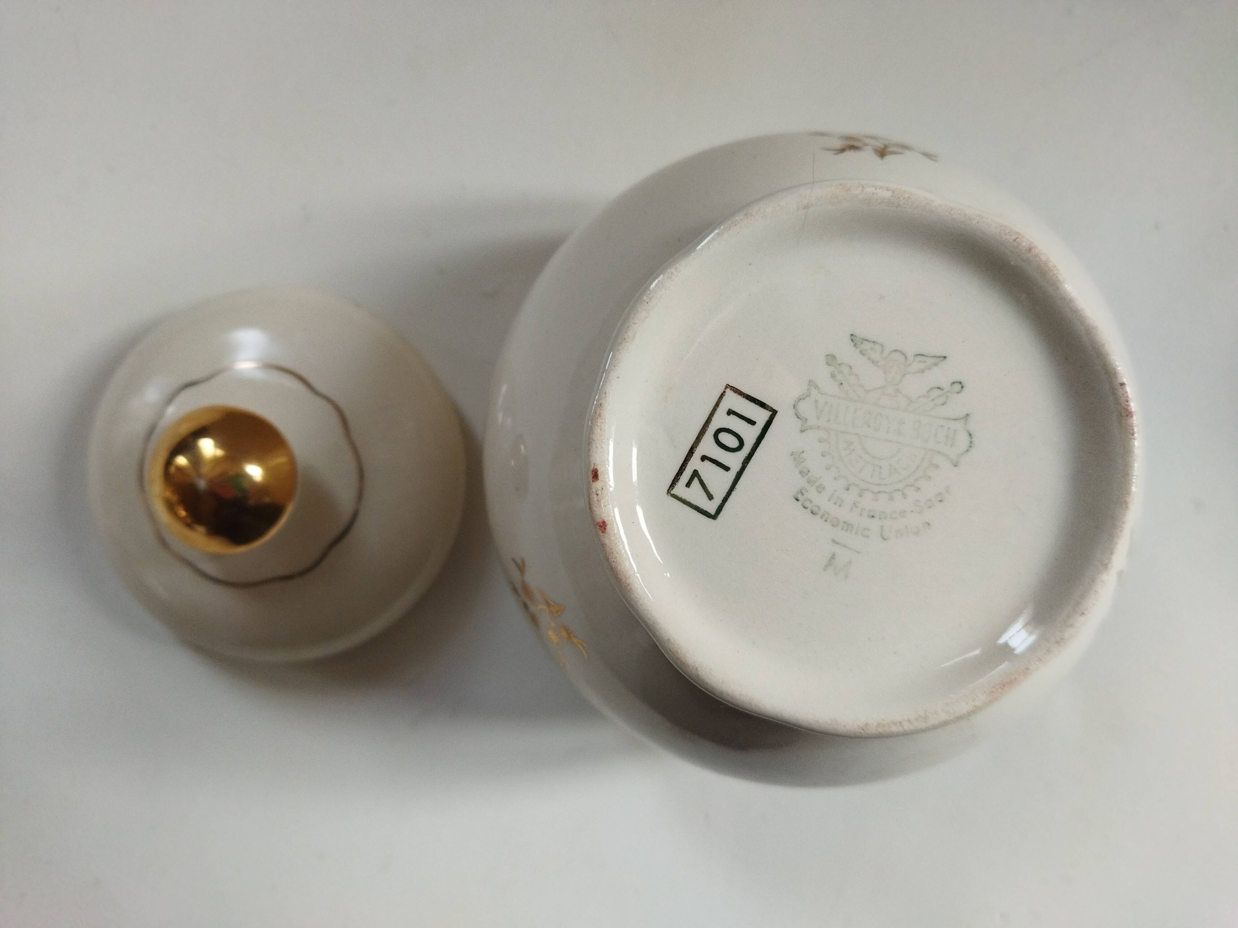 Sucier and creamer Villeroy & Boch vintage 1950s