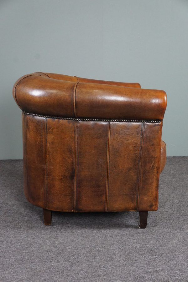 Club armchair in sheepskin, Joris