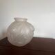 Round vase decorated with tulips