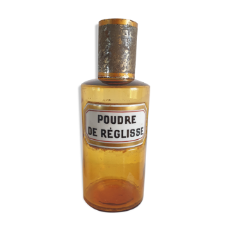 Pharmacy jar reglisse powder