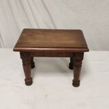 Small solid oak footrest