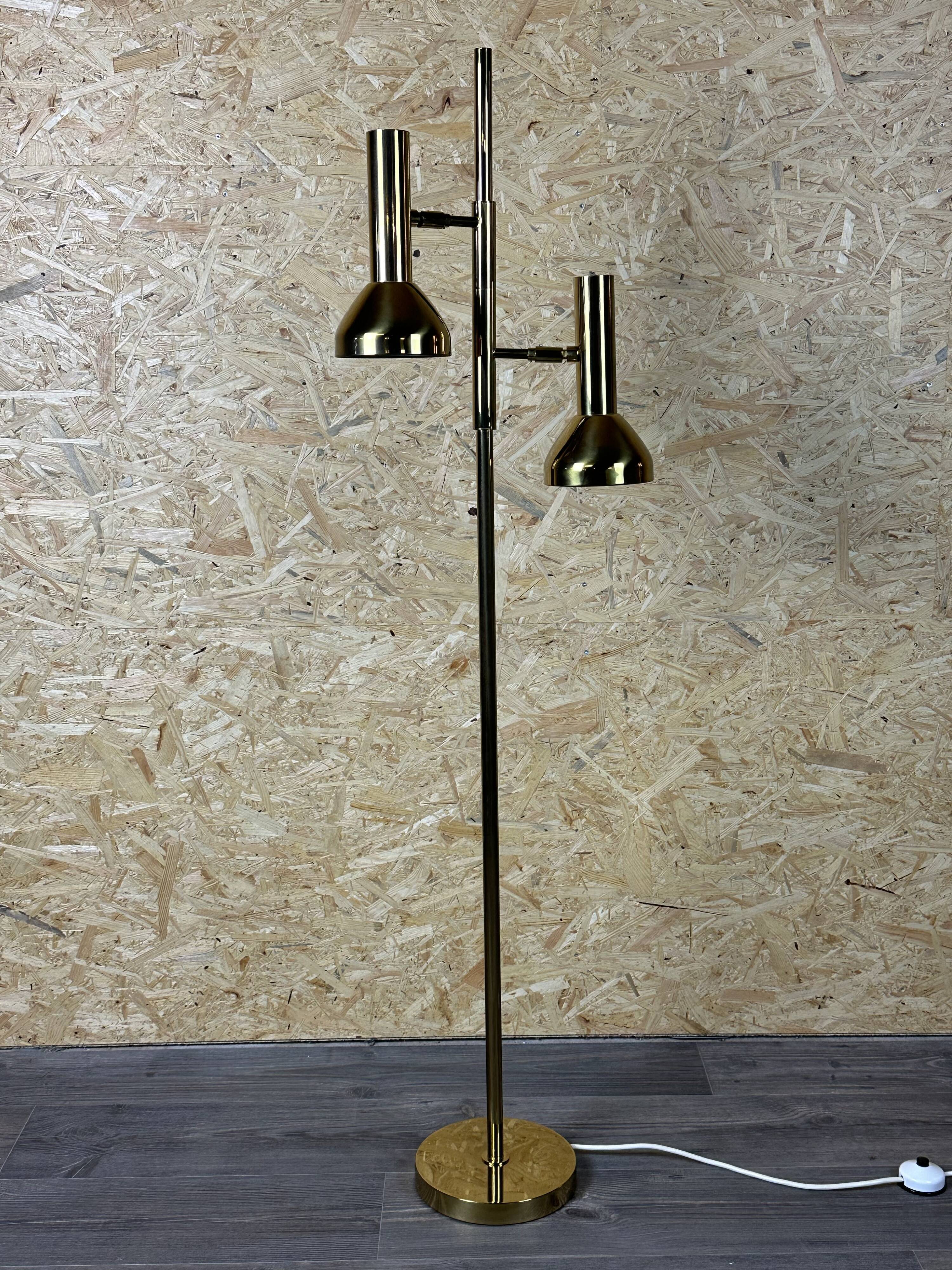 60s 70s 2-bulb adjustable floor lamp by Cosack Leuchten Germany
