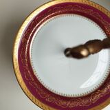 Serviteur à gâteaux 3 étages en porcelaine de Limoges