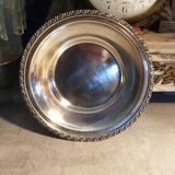 Silver metal serving plate lancel paris