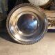 Silver metal serving plate lancel paris