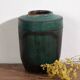 Large antique turquoise green vase (circa 1820) #37