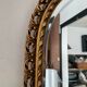 Ancien miroir en bois doré et verre biseauté
