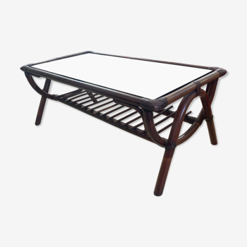 Rattan coffee table