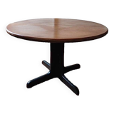Gudme round Scandinavian extendable dining table vintage 1960