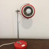 Eyeball red foot lamp years 70
