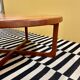 Solid teak coffee table by Niels Bach, Denmark 1960's
