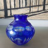 Bohemian crystal vase