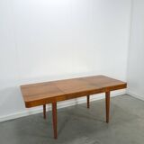 Table de salle à manger extensible design vintage Halabala