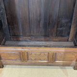 19th century Breton wardrobe in cherry, oak and chestnut
