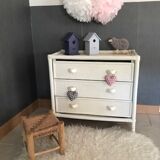 Dresser in patina rattan