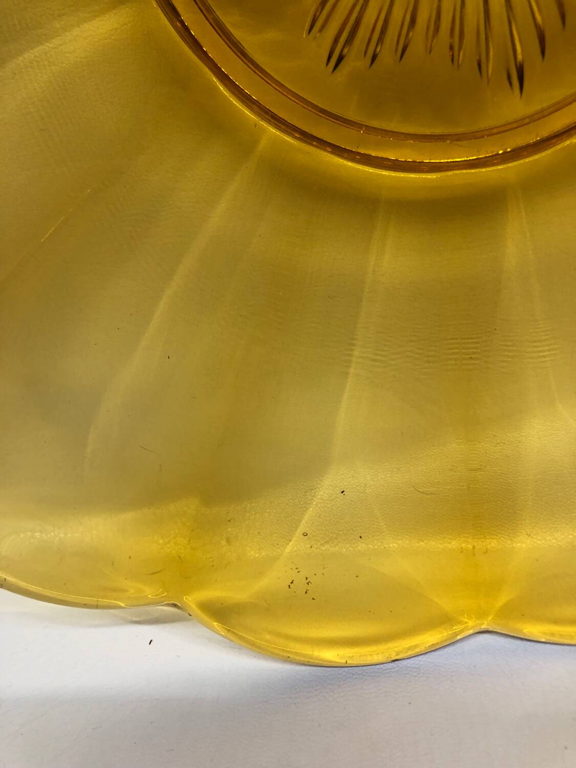 Luxval art deco dish from Val Saint Lambert