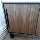 Wood buffet and 60s melamin