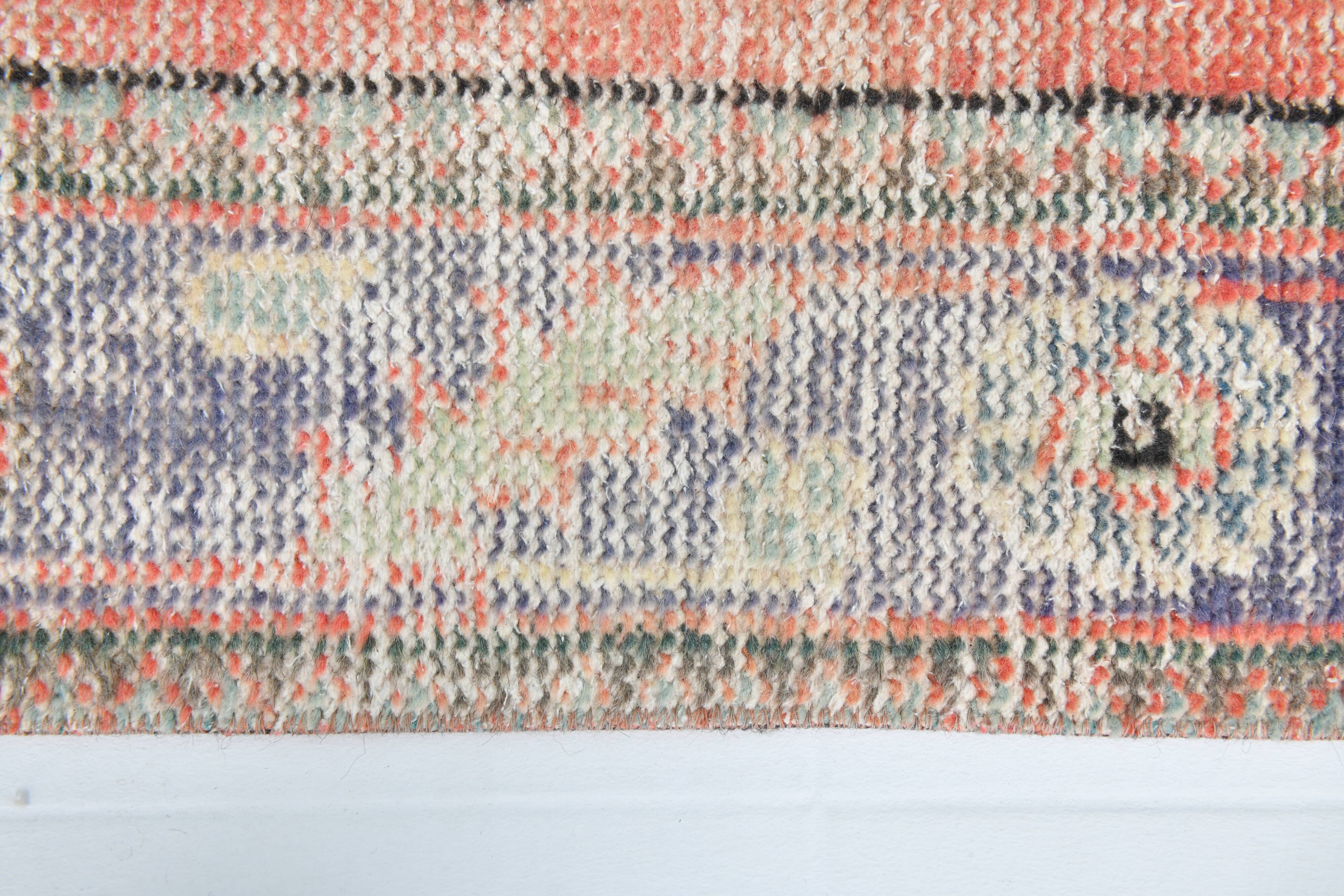 5x9 Pale Red & Green Turkish Vintage Rug, 165x267Cm