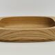 Solid wood bowl/plateau – vintage Scandinavian design – Sweden