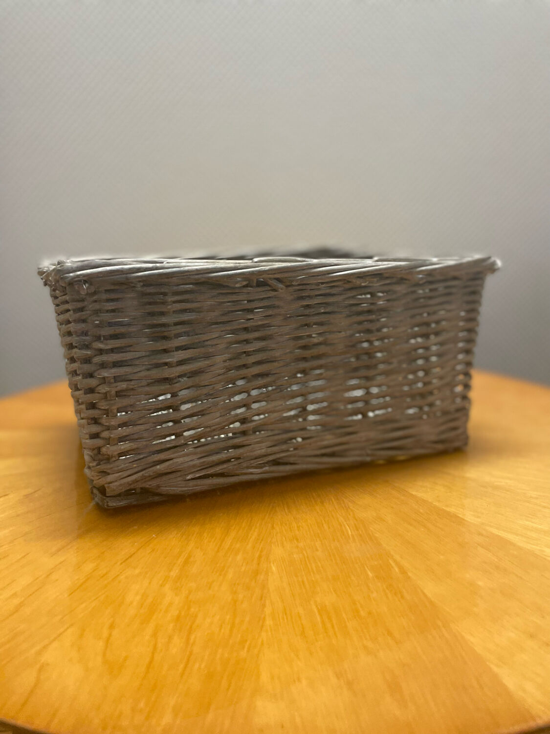 White grey baskets