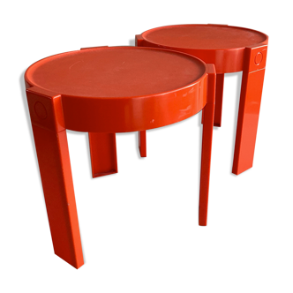 Tables de chevet distribuées par Prisunic 1970