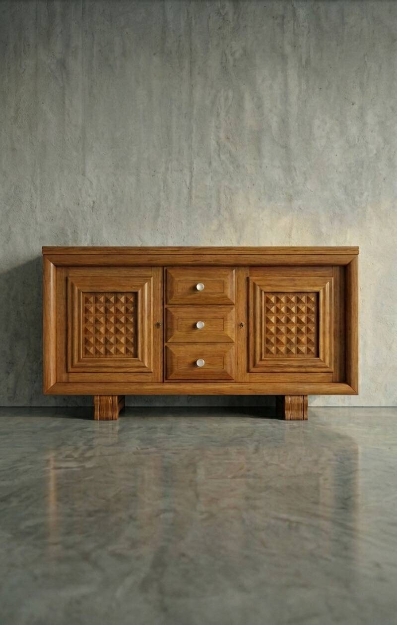 Sculptural buffet in the style of Charles Dudouyt.