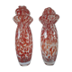 Pair of Murano blown glass vases, Carlo Moretti