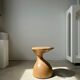 Solid wood sofa end