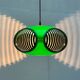 Suspension UFO from the space age attributed to Luigi Colani, 1970s.
