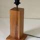 Lampe en pin vintage design années 70 80