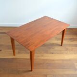 Scandinavian dining table vintage teak