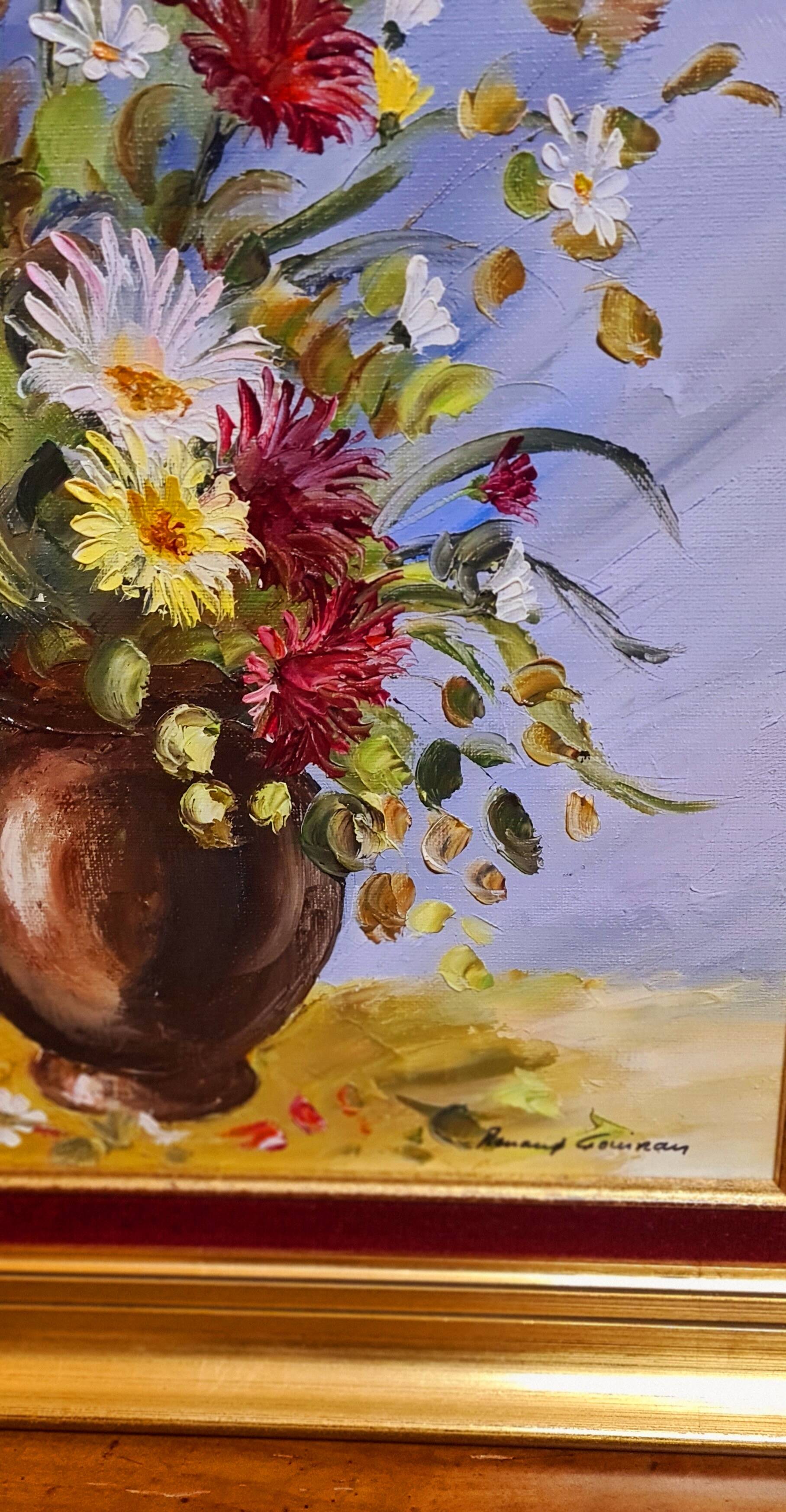 Large Oil on canvas Renaud Gouiran